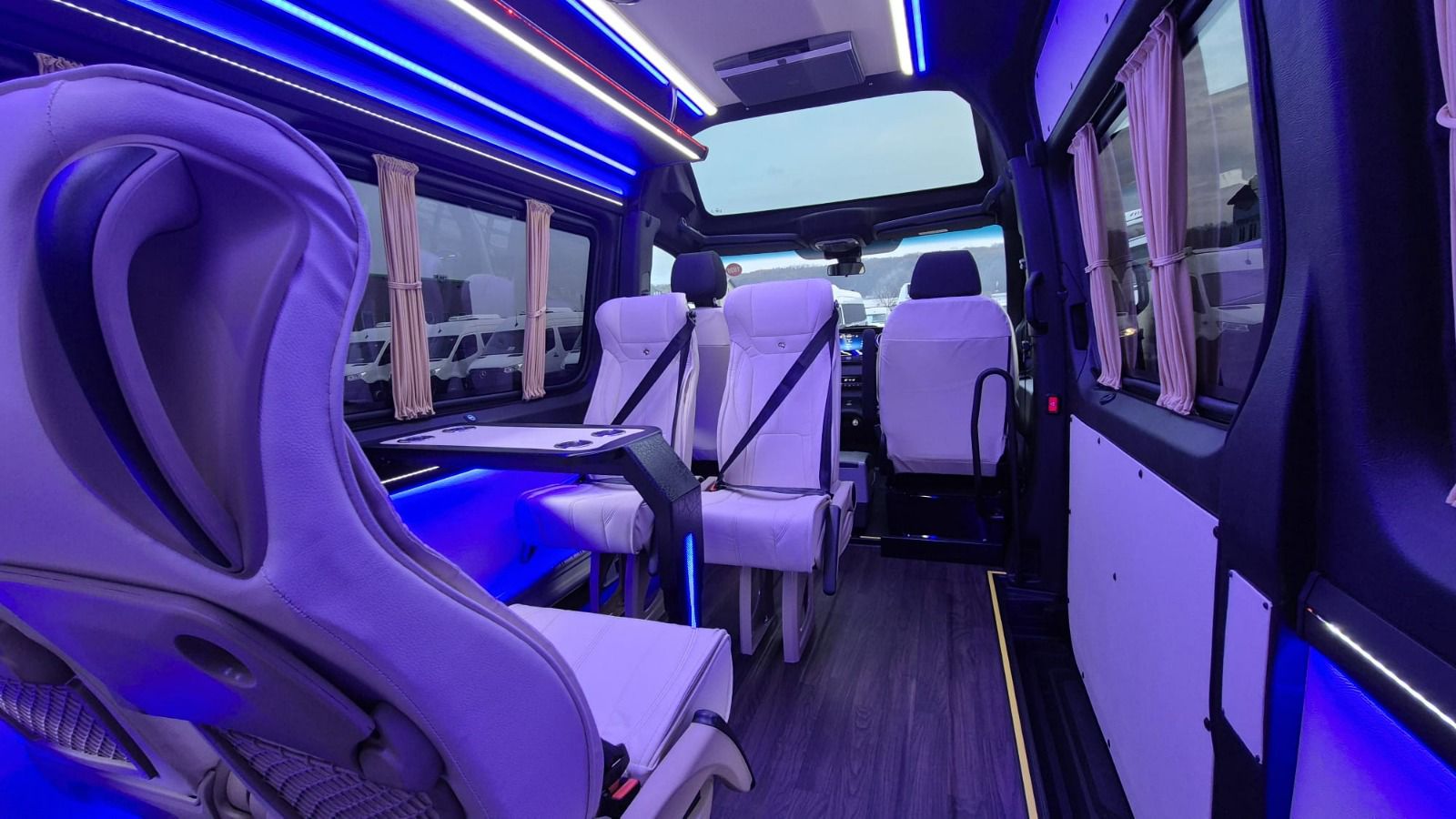 Executive Mercedes Sprinter Interior - Group Chauffeur Service Lucerne Zurich